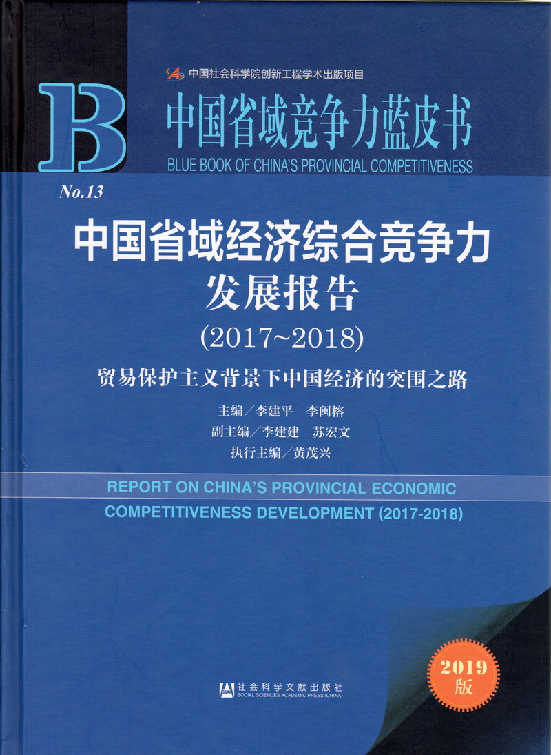 啊舒服操逼我中国省域经济综合竞争力发展报告（2017-2018）